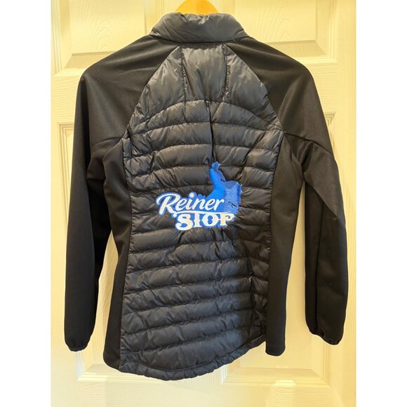 Weatherproof 32° Black Quilted Jacket With Reiner Stop Logo Size M - Picture 3 of 11